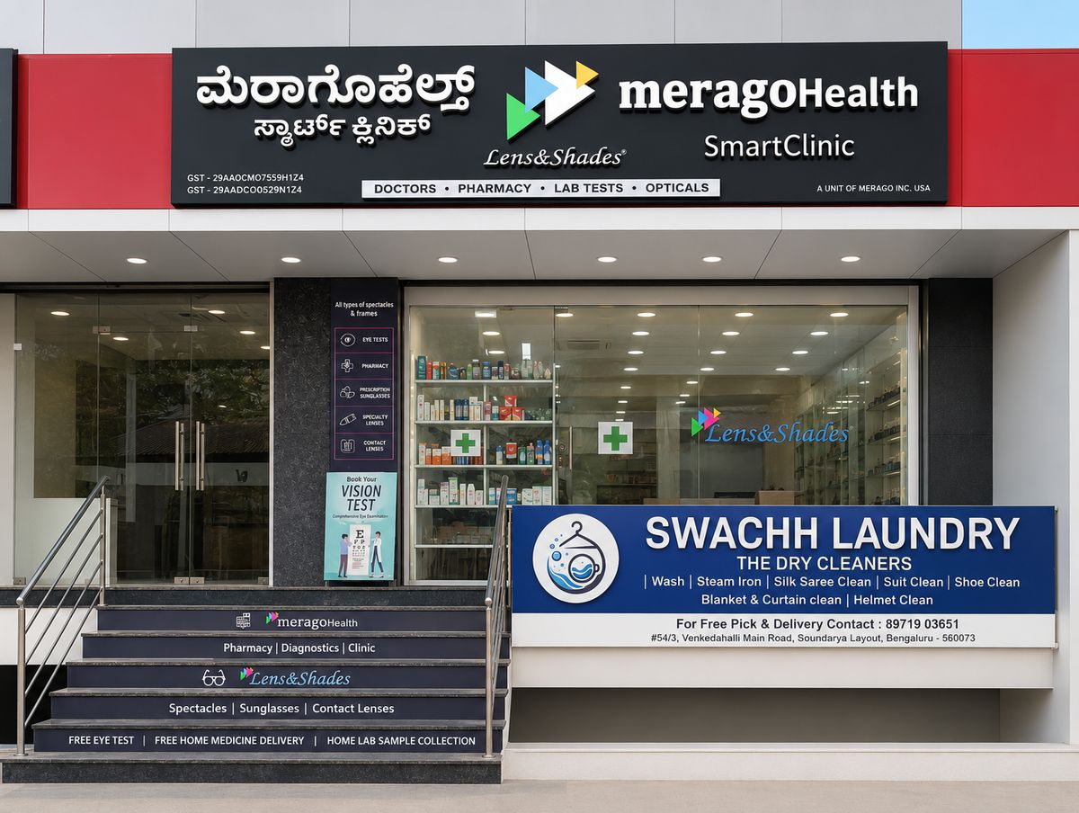 meragoHealth SmartClinic, Hesaraghatta storefront